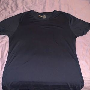 Black ZYIA V-neck workout/casual t-shirt